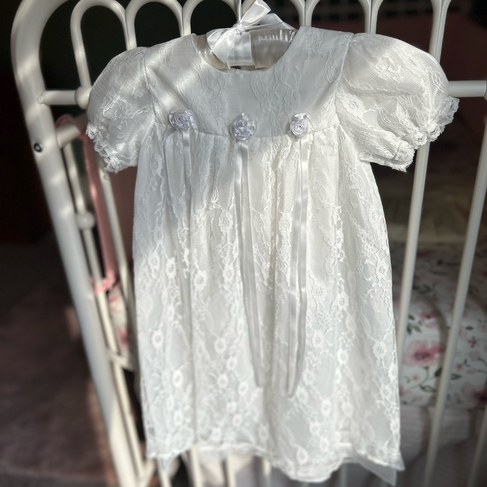 White Lace Baby Dress